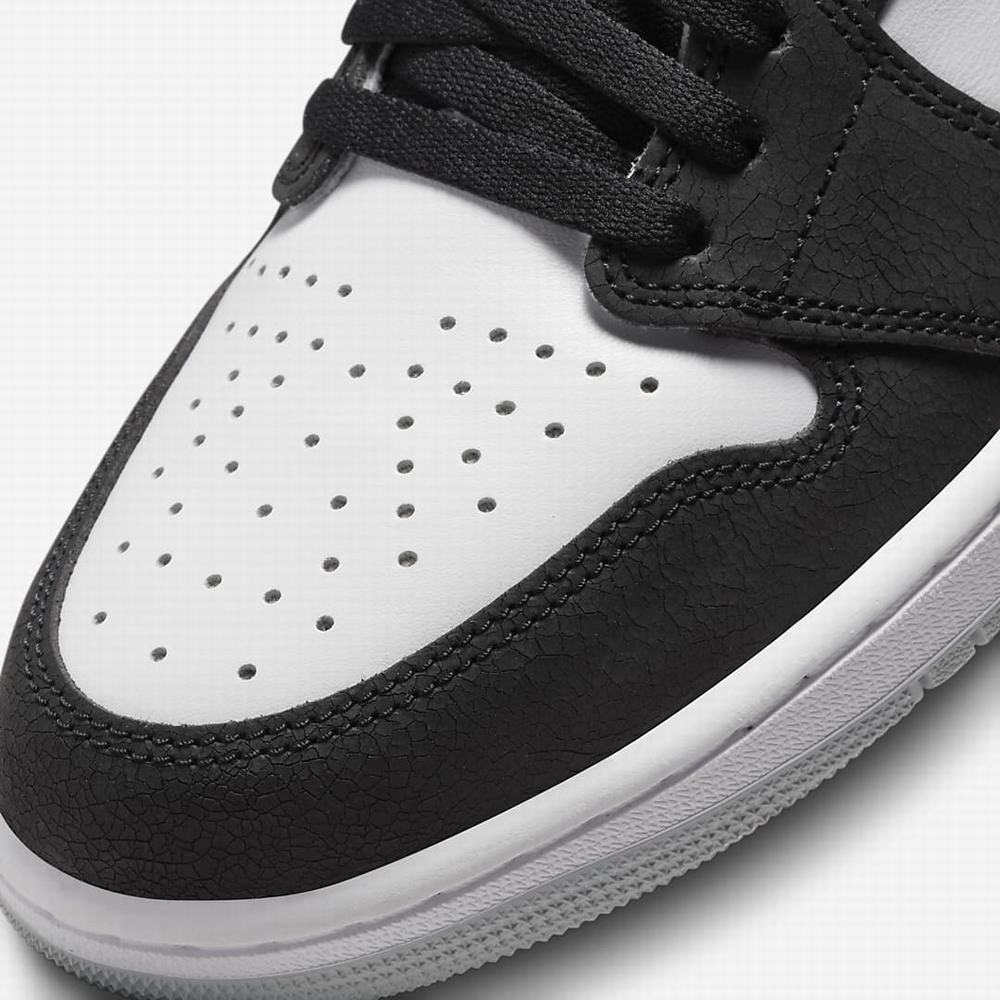 Nike Air Jordan 1 Retro High OG Férfi Magasszárú Cipő Fehér Fekete Szürke Korall | NI9371-X41