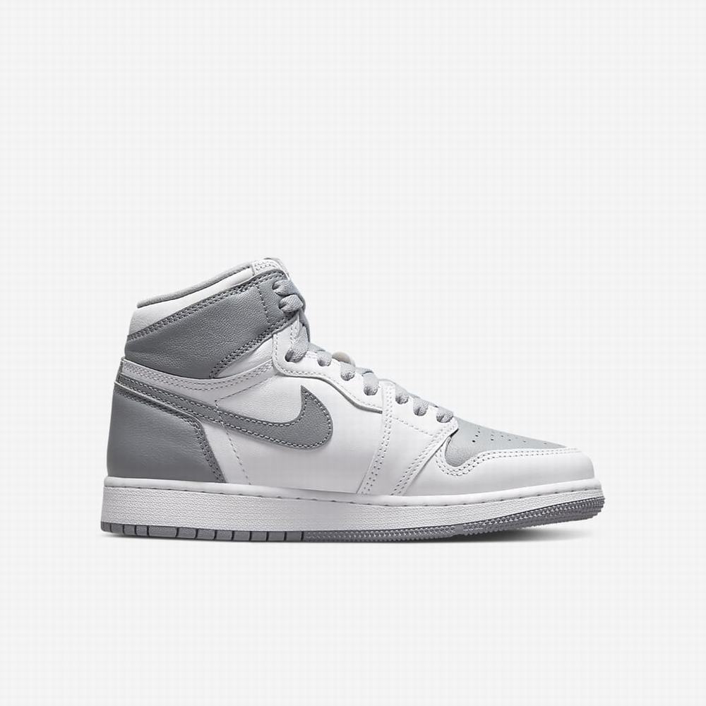Nike Air Jordan 1 Retro High OG Gyerek Jordan Cipő Fehér | NI7258-R02