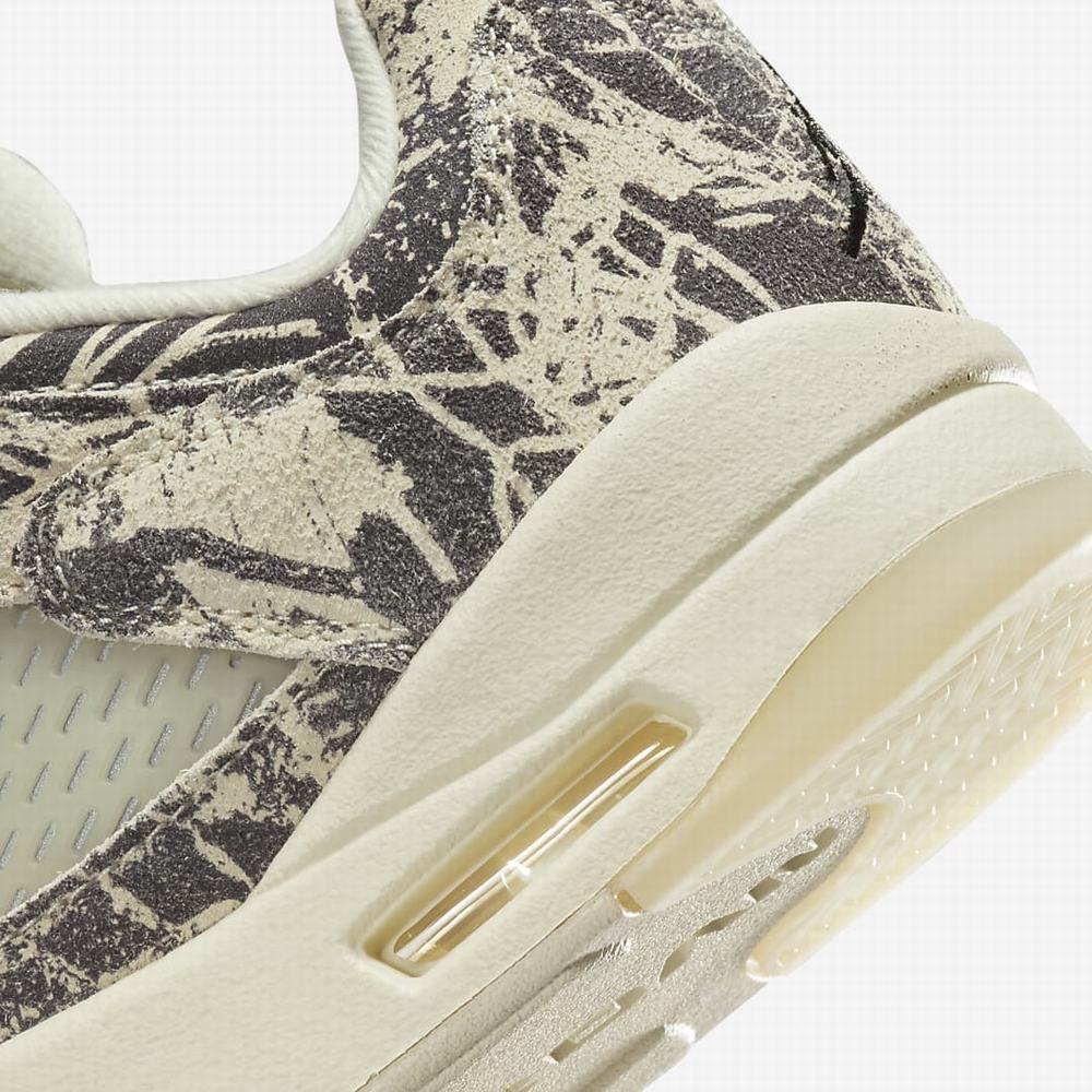 Nike Air Jordan 5 Retro Low Női Jordan Cipő Bézs Fehér Fekete | NI3469-M18