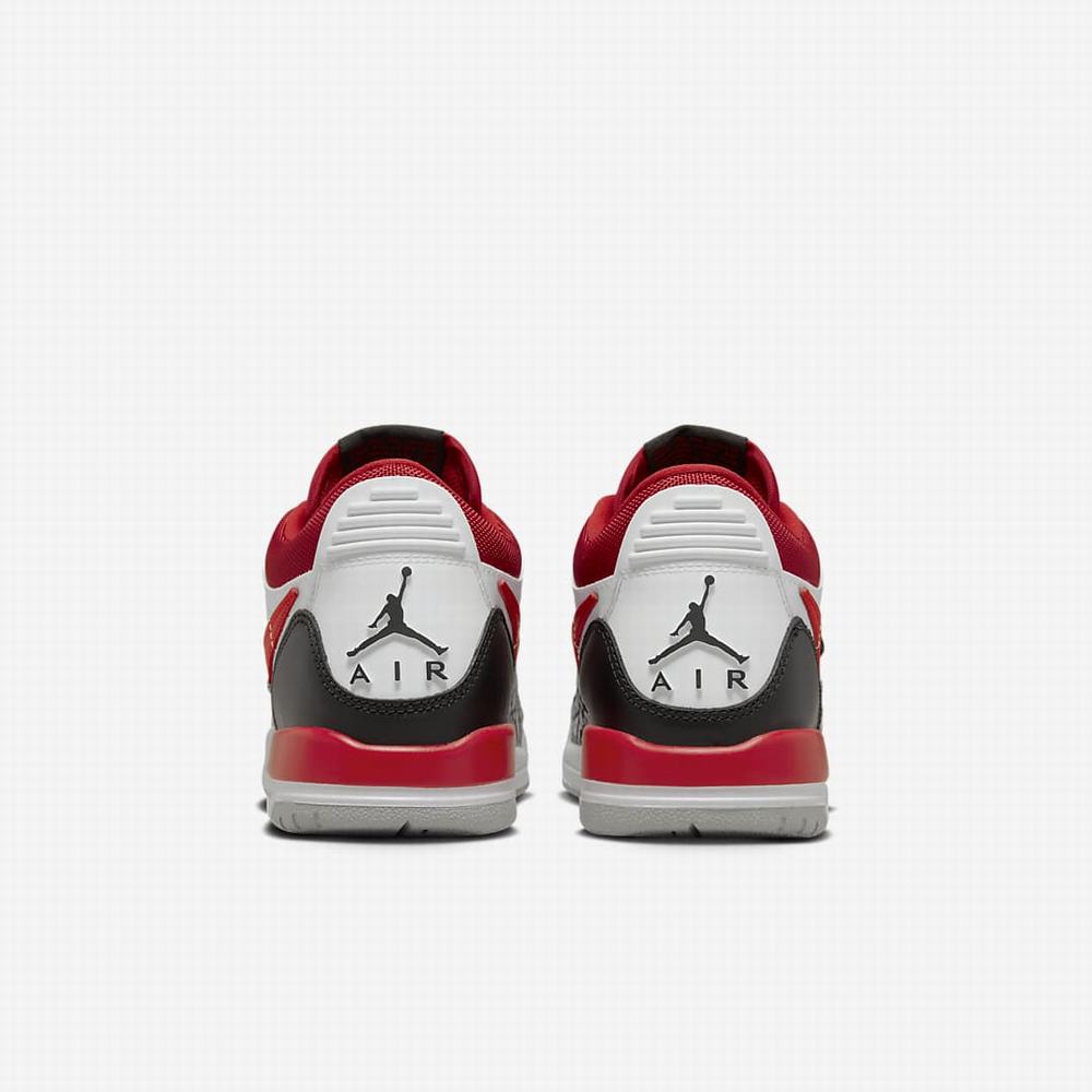 Nike Air Jordan Legacy 312 Low Gyerek Jordan Cipő Fehér Fekete Szürke Piros | NI0753-M05