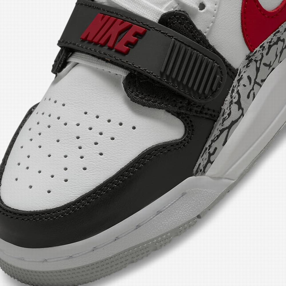Nike Air Jordan Legacy 312 Low Gyerek Jordan Cipő Fehér Fekete Szürke Piros | NI0753-M05