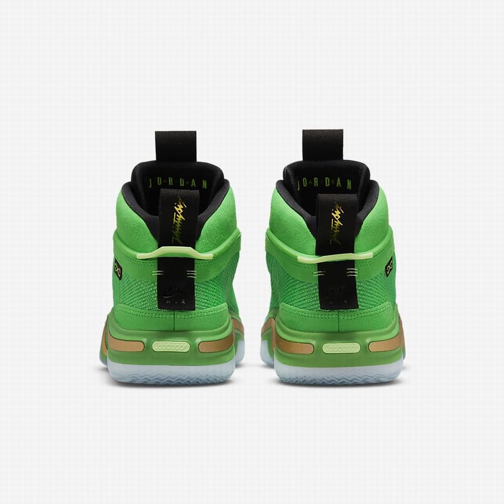 Nike Air Jordan XXXVI Férfi Kosárlabda Cipő Zöld Fekete Világos Zöld Metal Arany | NI1792-D51