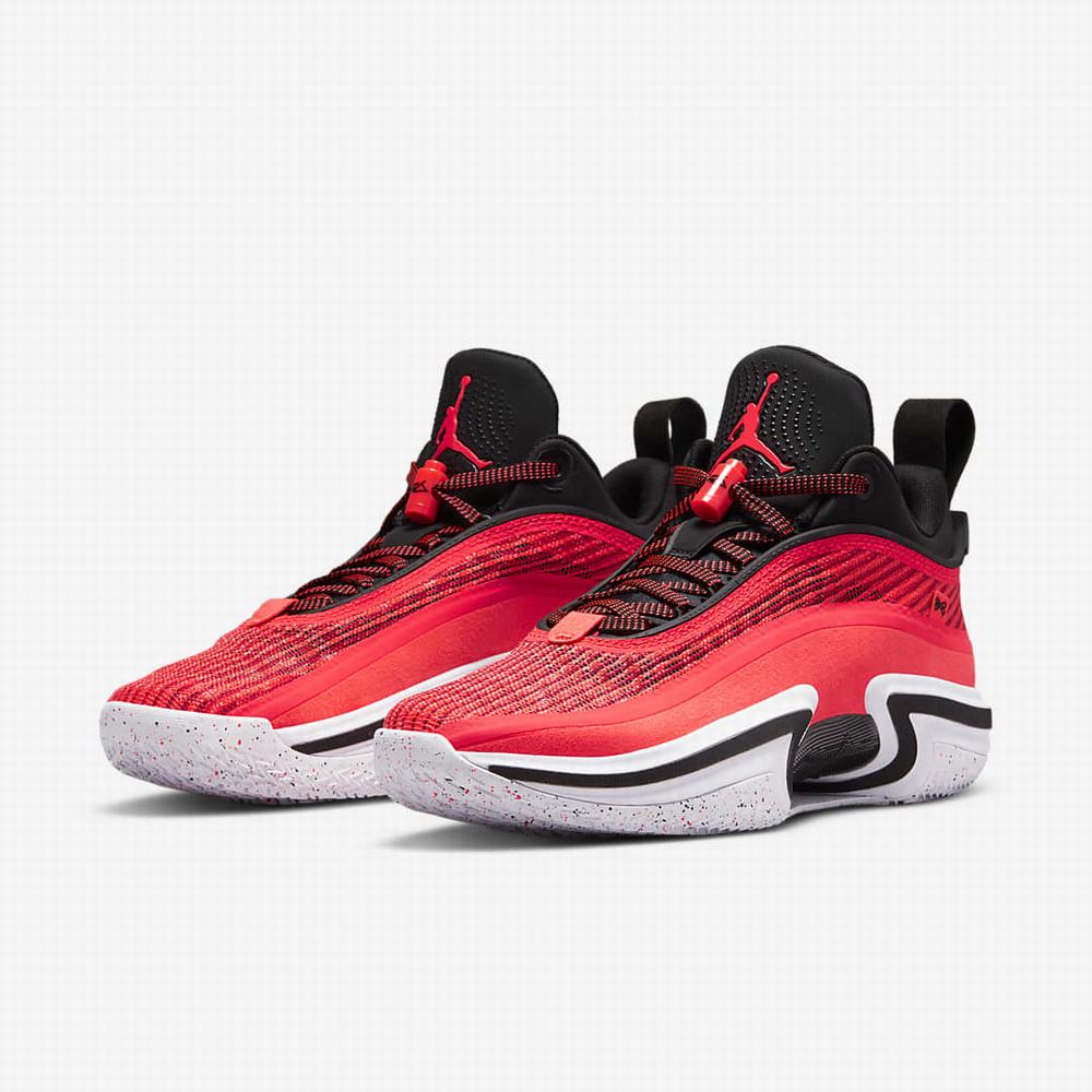 Nike Air Jordan XXXVI Low Férfi Kosárlabda Cipő Piros Fekete Fehér Piros | NI2971-B48