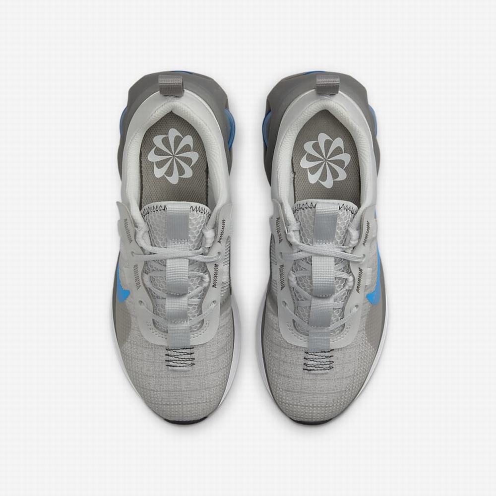 Nike Air Max 2021 Gyerek Utcai Cipő Szürke Fehér Kék | NI3590-R41
