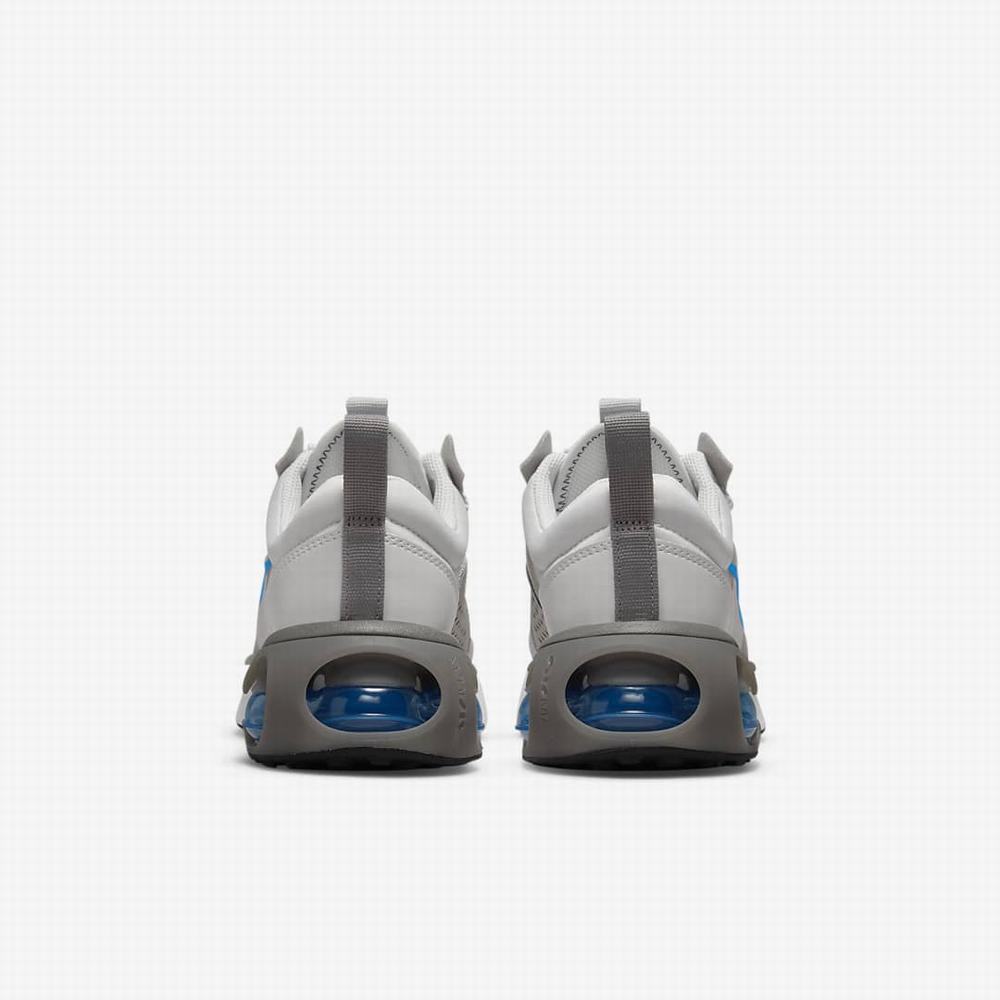 Nike Air Max 2021 Gyerek Utcai Cipő Szürke Fehér Kék | NI3590-R41
