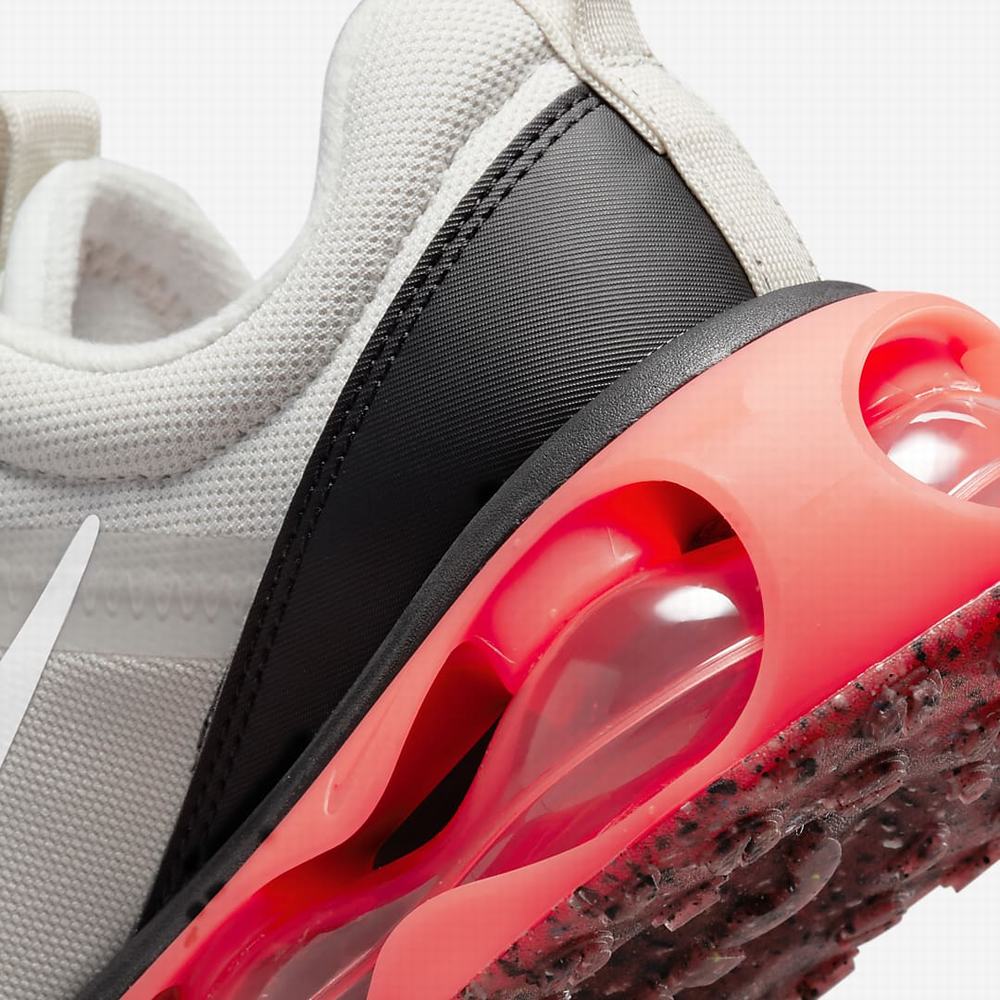 Nike Air Max 2021 Női Utcai Cipő Világos Szürke Piros Fekete Fehér | NI0518-E27