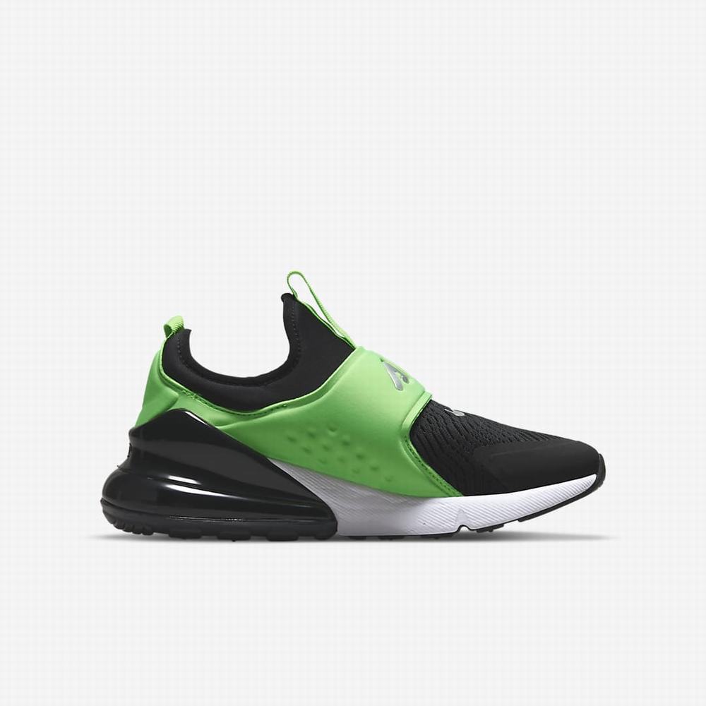Nike Air Max 270 Extreme Gyerek Utcai Cipő Fekete Zöld Fehér | NI9258-A17