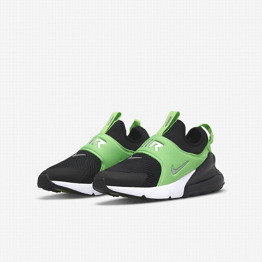 Nike Air Max 270 Extreme Gyerek Utcai Cipő Fekete Zöld Fehér | NI9258-A17