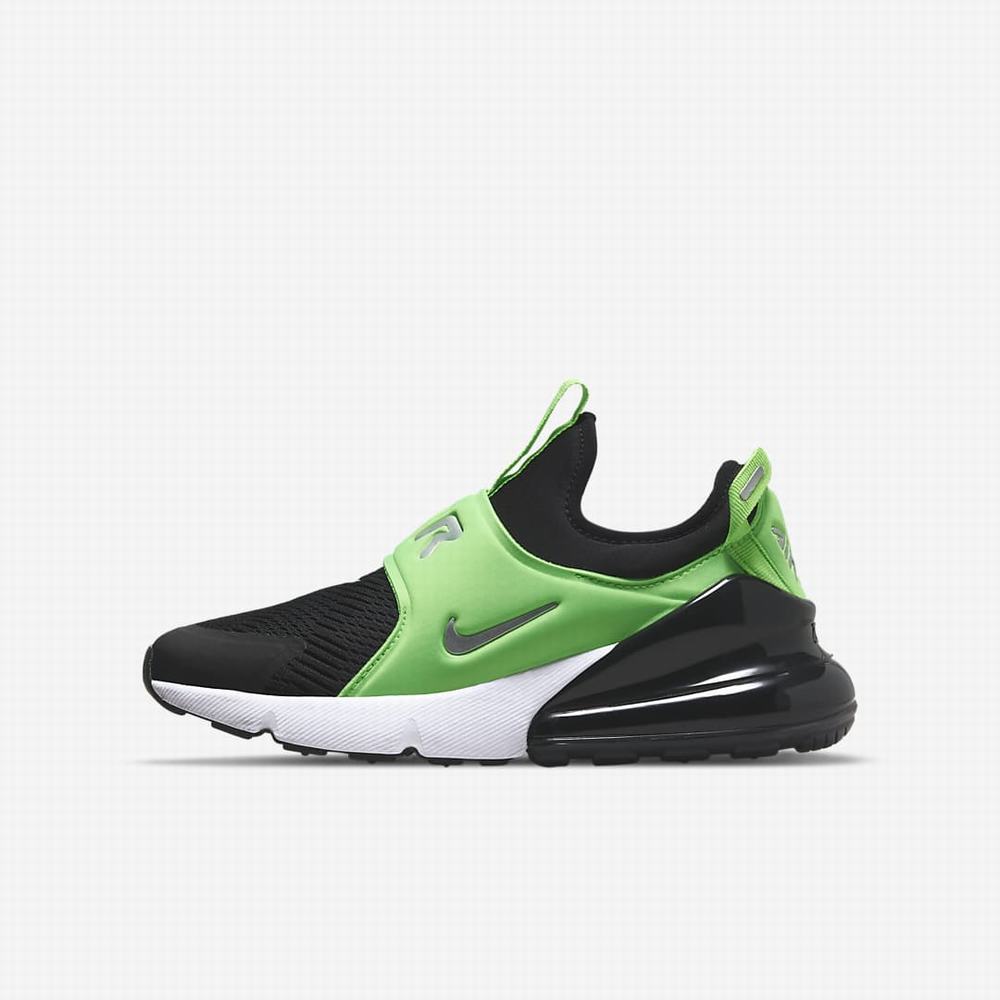 Nike Air Max 270 Extreme Gyerek Utcai Cipő Fekete Zöld Fehér | NI9258-A17
