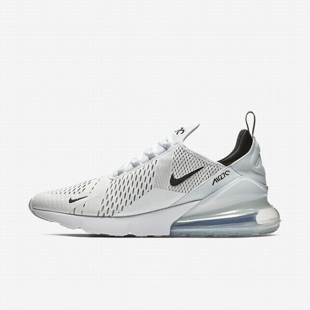 Nike Air Max 270 Férfi Utcai Cipő Fehér Fekete | NI4278-R29