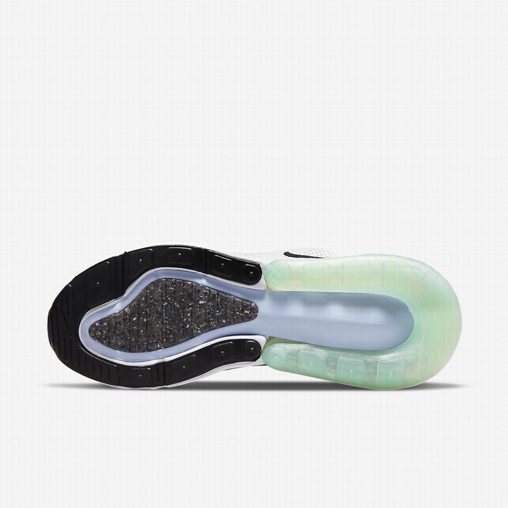 Nike Air Max 270 Férfi Utcai Cipő Fehér Platina Fekete | NI8401-W40