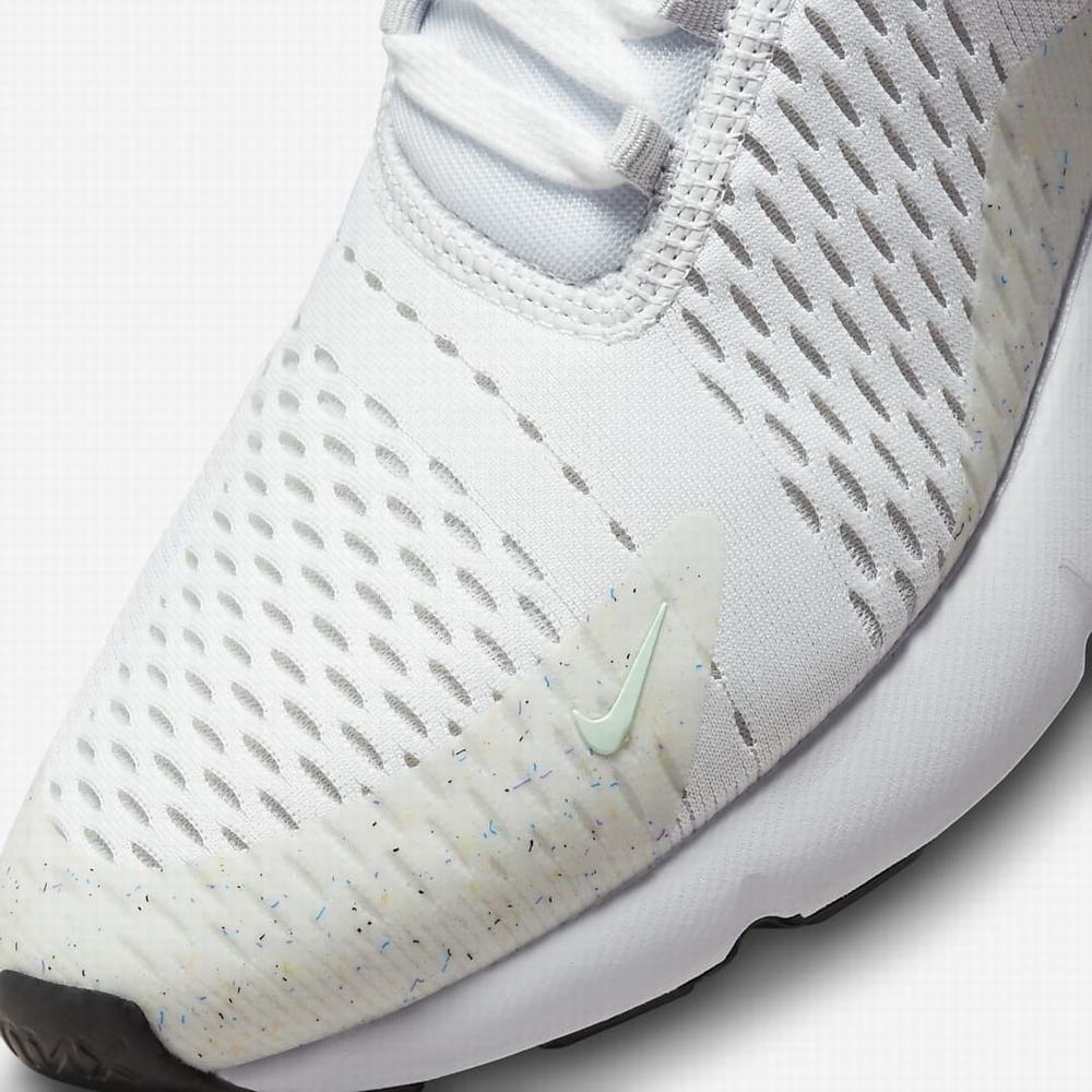 Nike Air Max 270 Férfi Utcai Cipő Fehér Platina Fekete | NI8401-W40