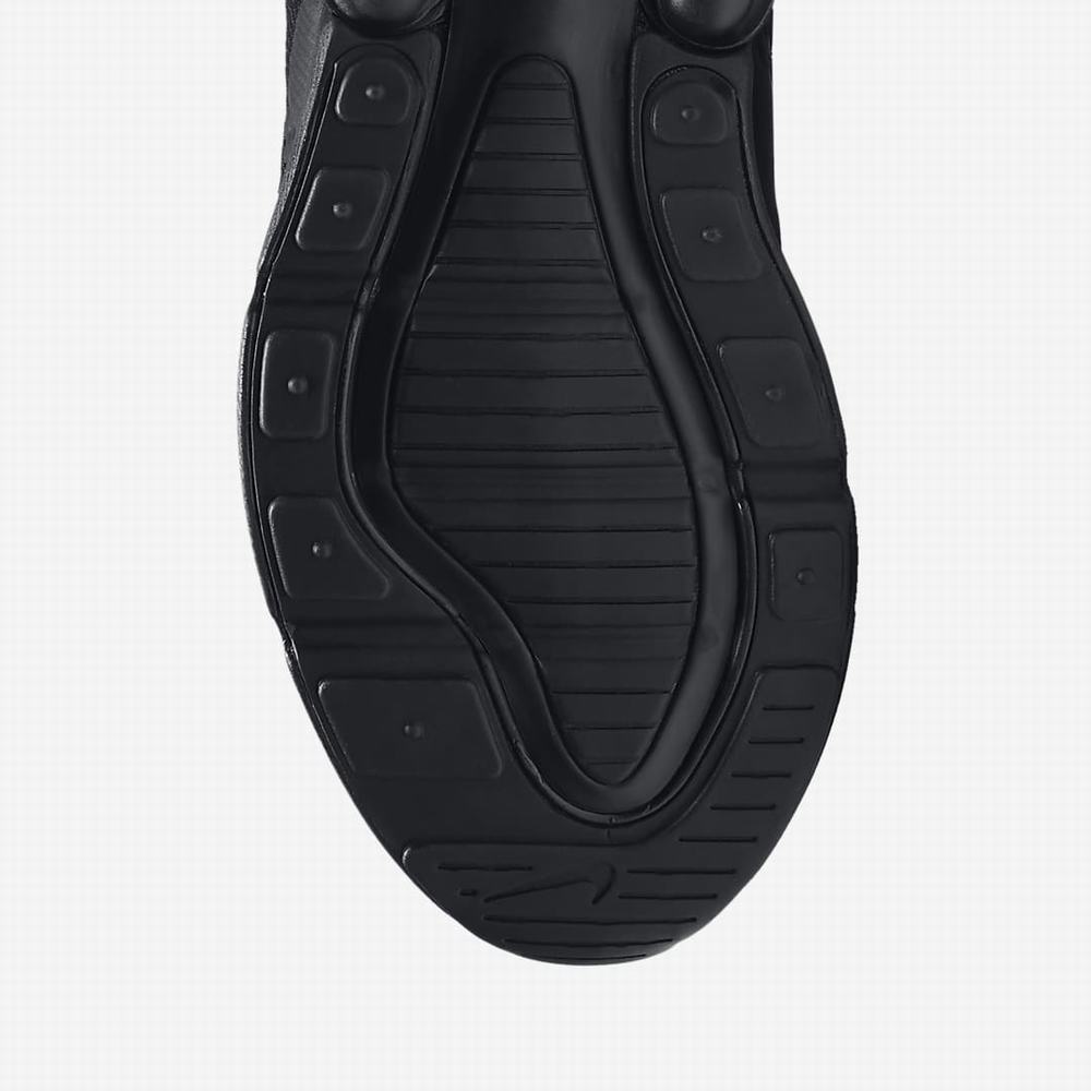 Nike Air Max 270 Férfi Utcai Cipő Fekete Fehér Piros Sötétszürke | NI5170-Y16