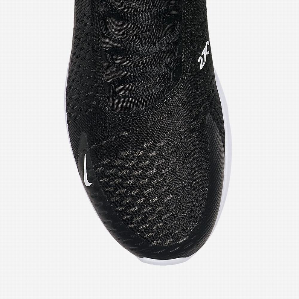 Nike Air Max 270 Férfi Utcai Cipő Fekete Fehér Piros Sötétszürke | NI5170-Y16