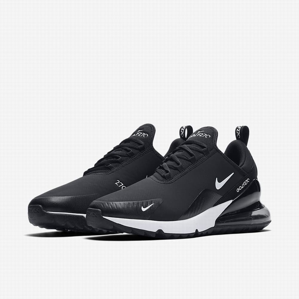 Nike Air Max 270 G Női Golf Cipő Fekete Fehér | NI4869-N09