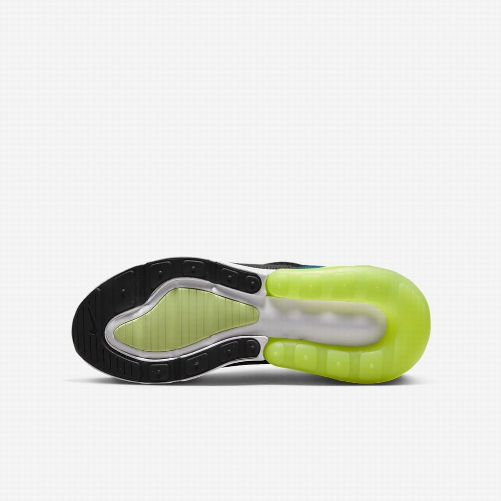 Nike Air Max 270 Gyerek Utcai Cipő Fekete Fehér | NI0685-A29