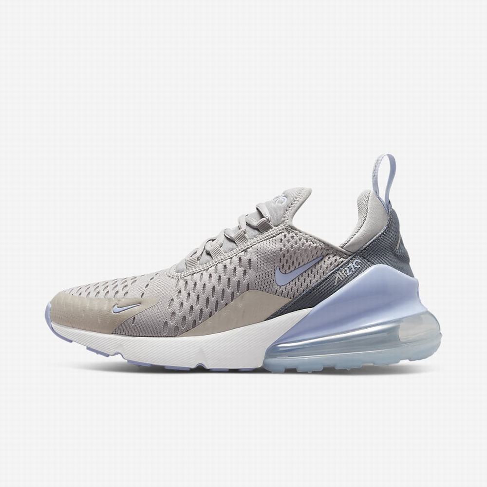 Nike Air Max 270 Női Utcai Cipő Világos Szürke Fehér Szürke | NI6981-P67