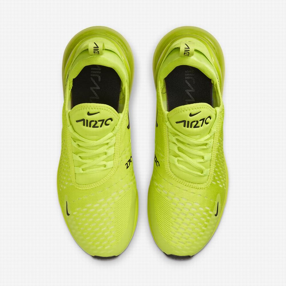 Nike Air Max 270 Női Utcai Cipő Zöld Világos Citrom Fekete | NI9803-J67