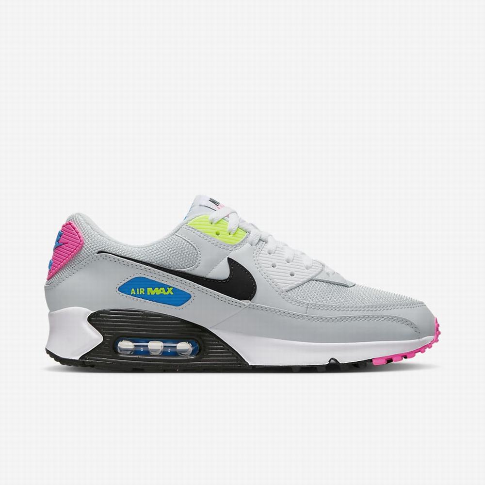 Nike Air Max 90 Férfi Utcai Cipő Platina Rózsaszín Fekete | NI6049-B59