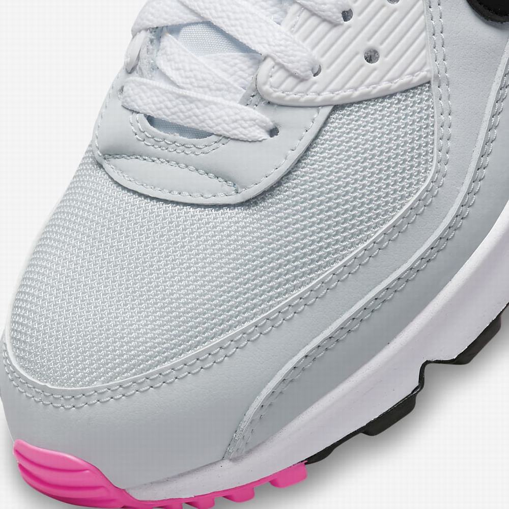 Nike Air Max 90 Férfi Utcai Cipő Platina Rózsaszín Fekete | NI6049-B59