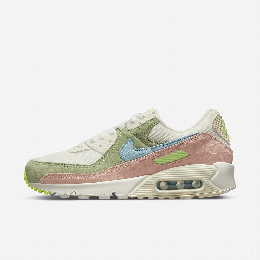 Nike Air Max 90 Női Utcai Cipő Bézs Narancssárga | NI4273-N47