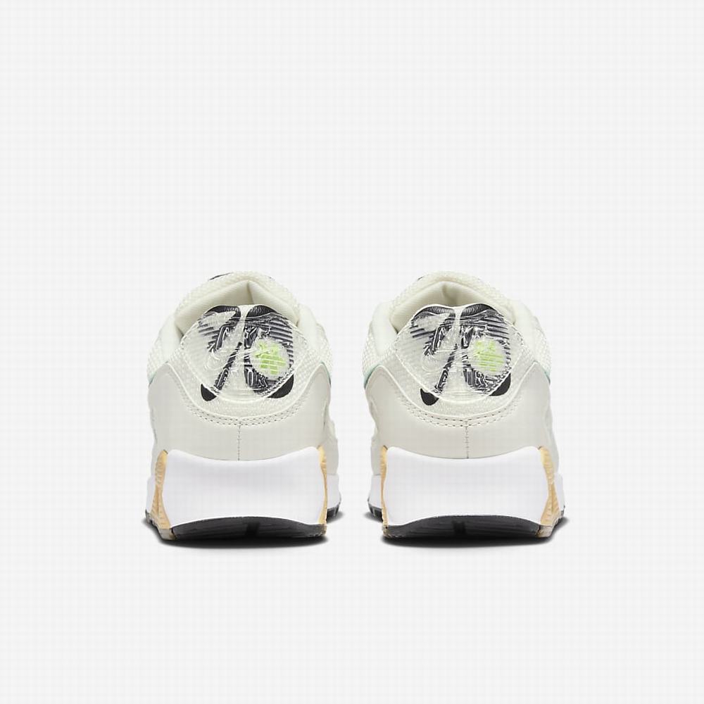 Nike Air Max 90 SE Női Utcai Cipő Fehér Zöld | NI2156-V39