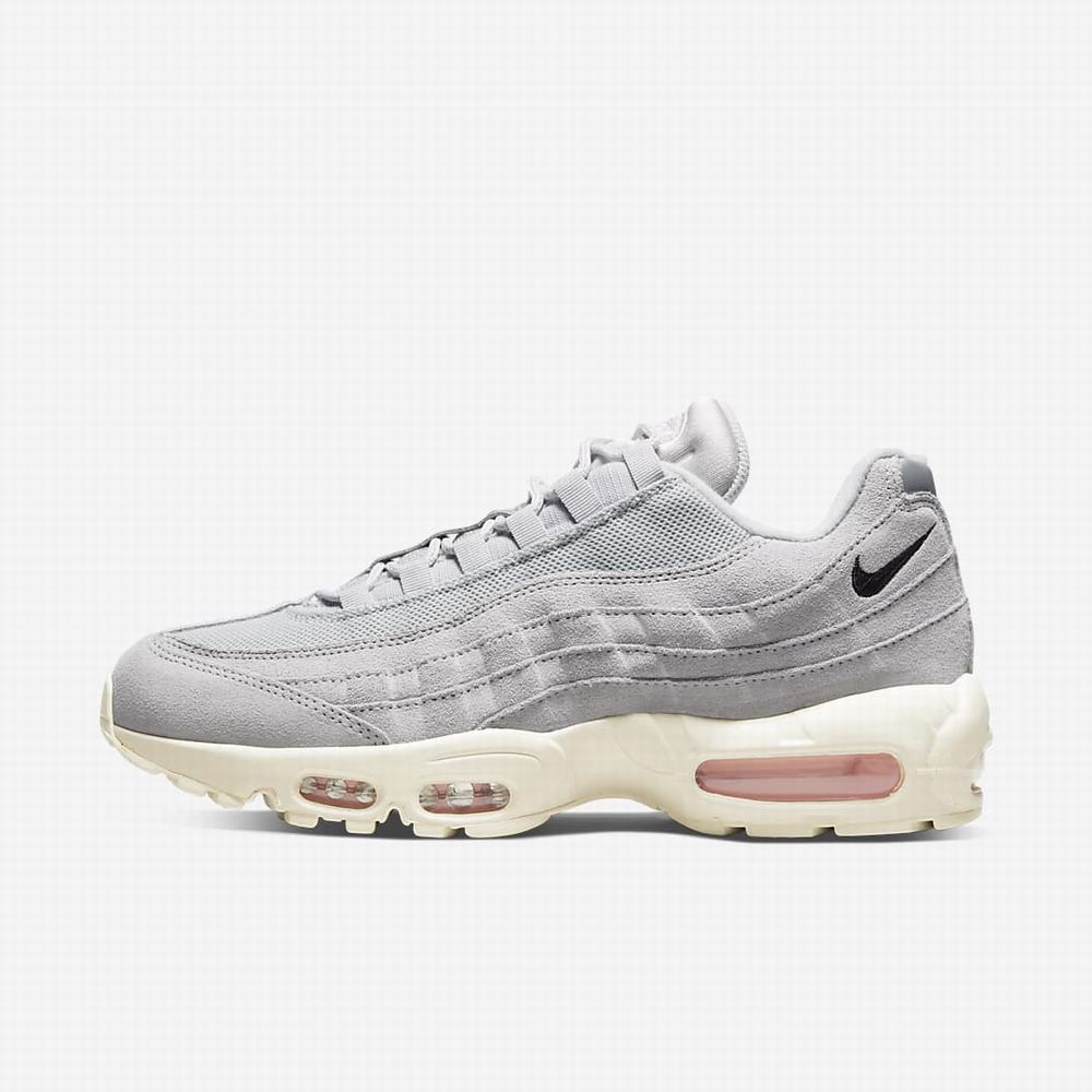 Nike Air Max 95 Férfi Utcai Cipő Szürke Titán Rózsaszín | NI4872-S29