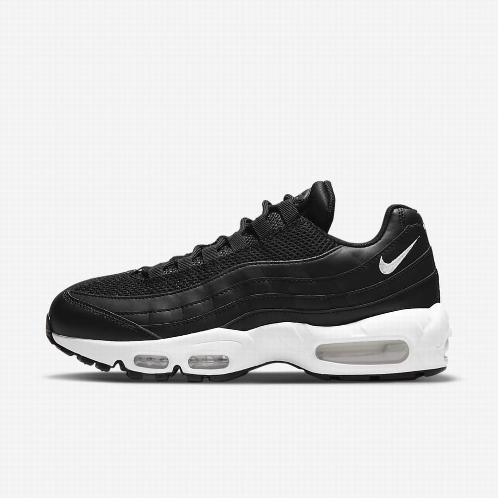 Nike Air Max 95 Női Utcai Cipő Fekete Fehér | NI2163-L73