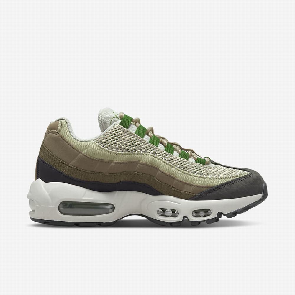 Nike Air Max 95 Női Utcai Cipő Olivazöld | NI4972-W32