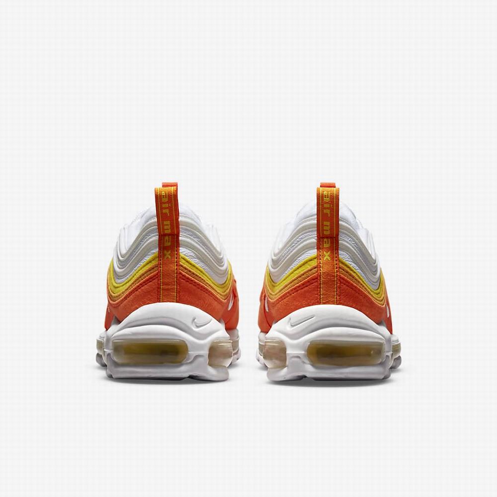 Nike Air Max 97 Férfi Utcai Cipő Narancssárga Fehér | NI1634-Q86