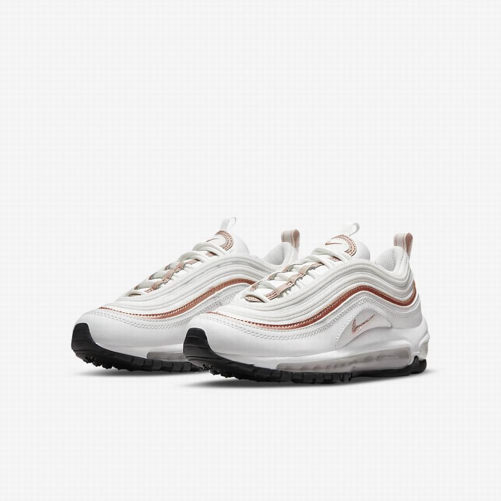 Nike Air Max 97 Gyerek Utcai Cipő Fehér Metal Piros | NI4758-B47