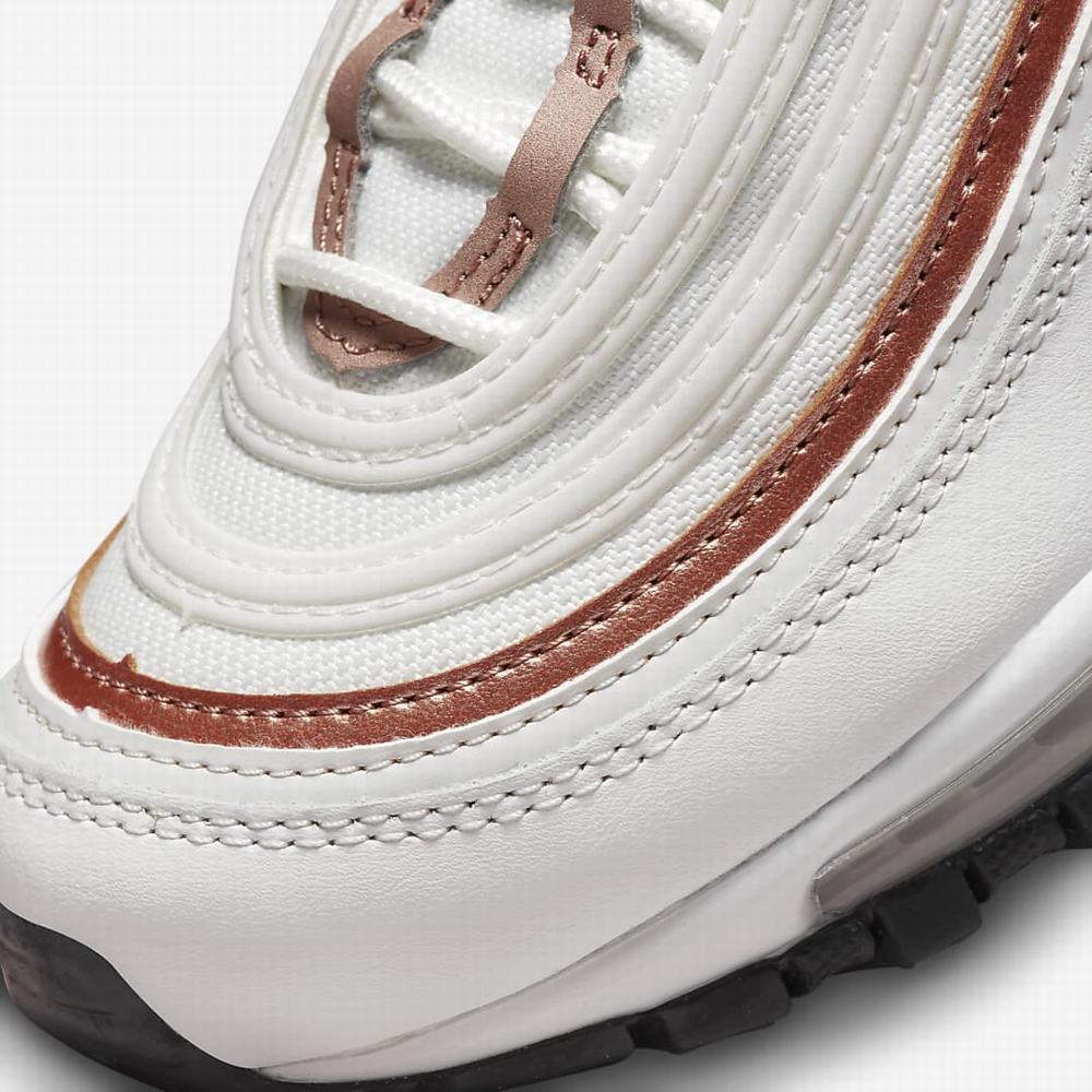 Nike Air Max 97 Gyerek Utcai Cipő Fehér Metal Piros | NI4758-B47