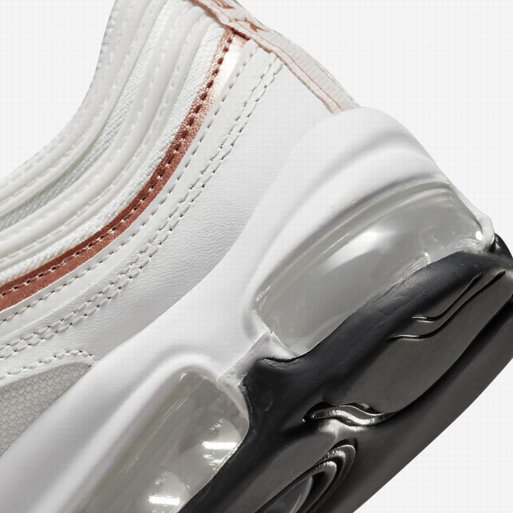 Nike Air Max 97 Gyerek Utcai Cipő Fehér Metal Piros | NI4758-B47