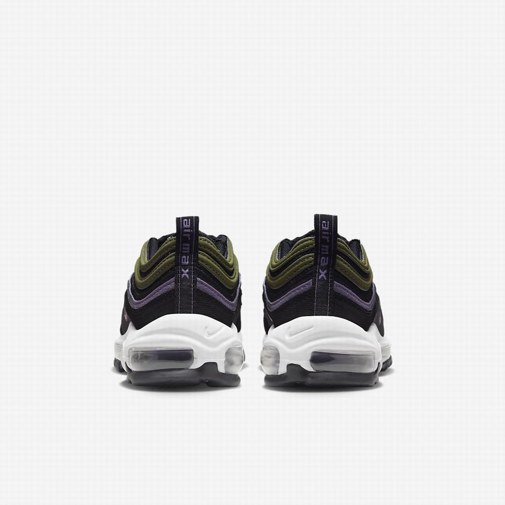 Nike Air Max 97 Gyerek Utcai Cipő Fekete Lila Zöld Rózsaszín | NI0164-F71