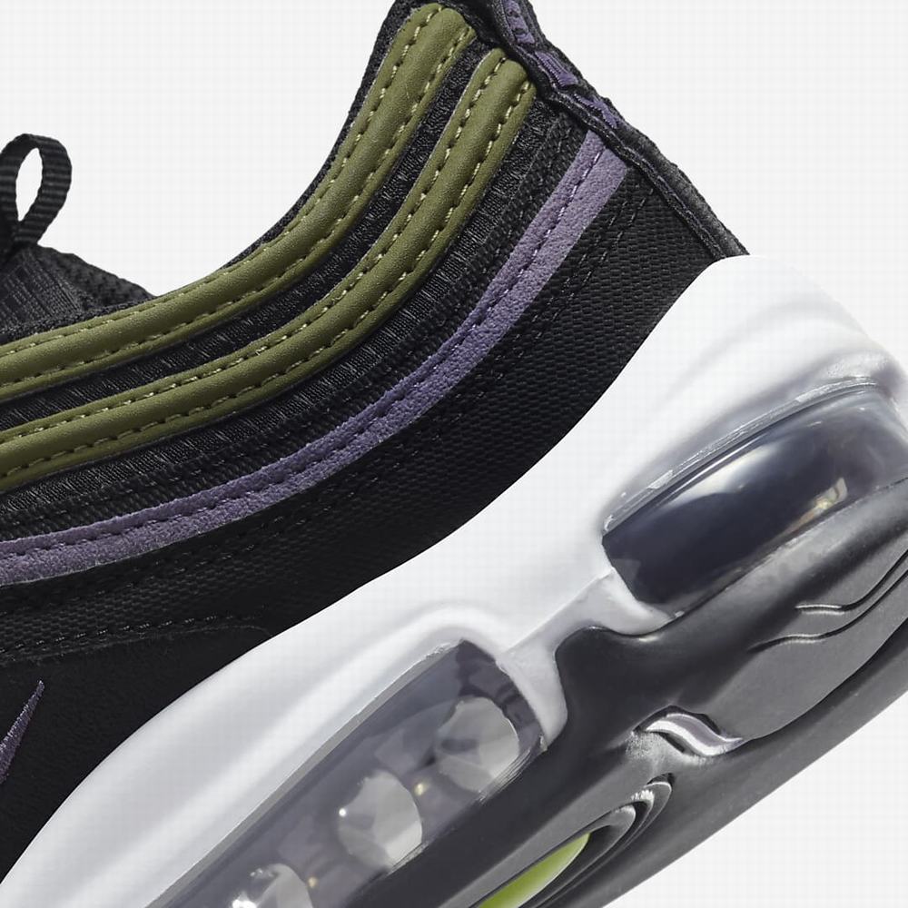 Nike Air Max 97 Gyerek Utcai Cipő Fekete Lila Zöld Rózsaszín | NI0164-F71
