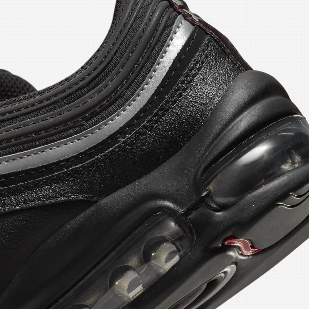 Nike Air Max 97 Gyerek Utcai Cipő Fekete Piros Fehér Fekete | NI2471-A92