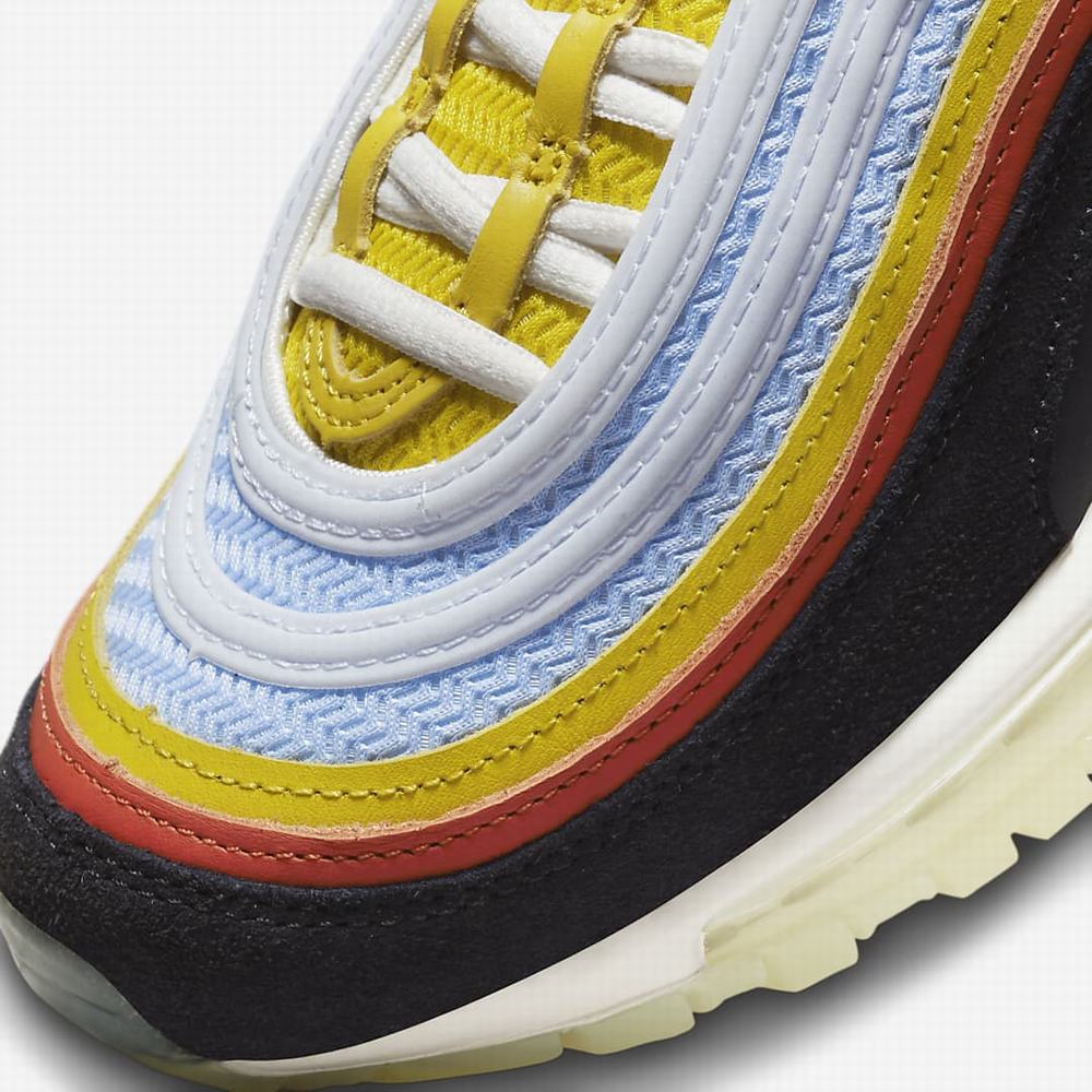 Nike Air Max 97 Gyerek Utcai Cipő Fekete Narancssárga | NI4328-D47