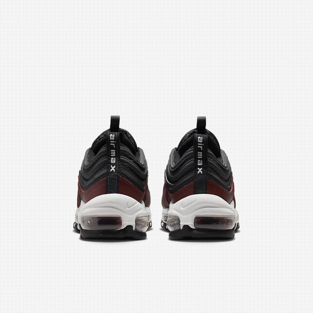 Nike Air Max 97 Gyerek Utcai Cipő Piros Sötétszürke Fehér Fekete | NI4689-M50