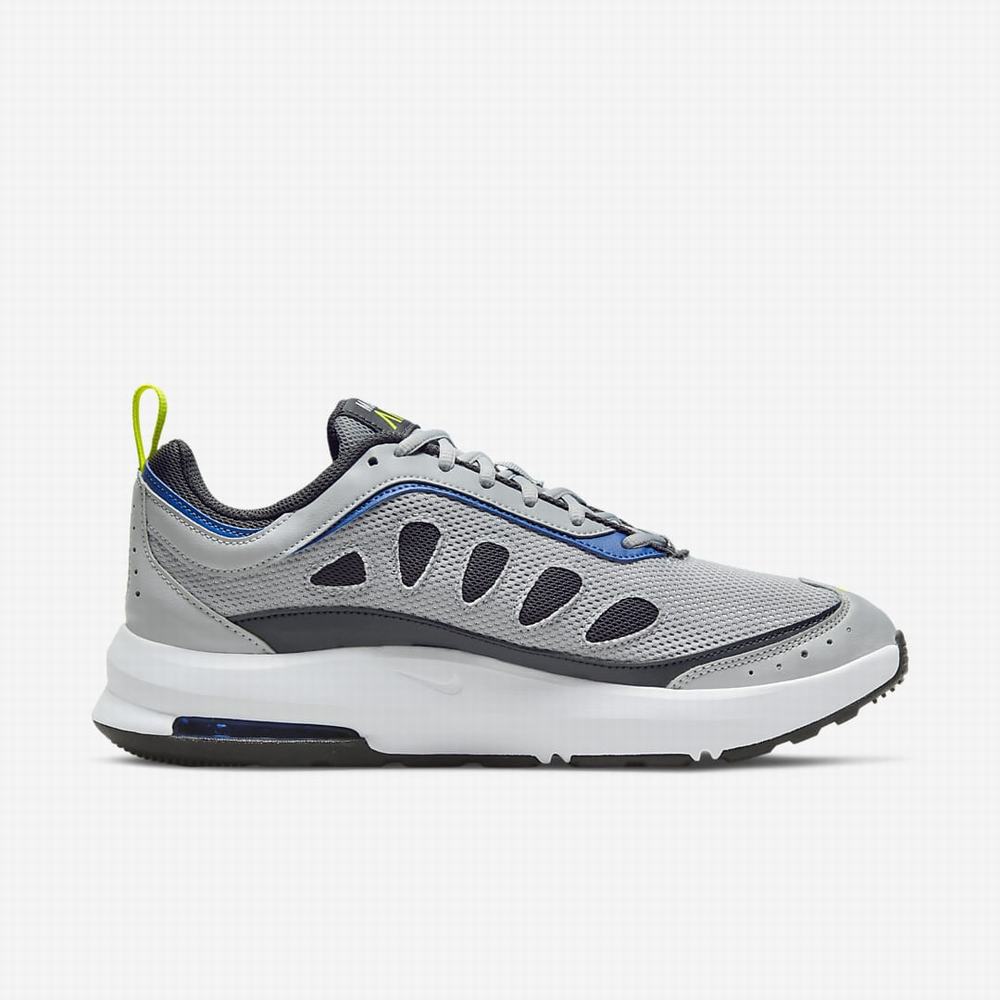 Nike Air Max AP Férfi Utcai Cipő Szürke Kék Sötétszürke Citrom | NI7521-A64