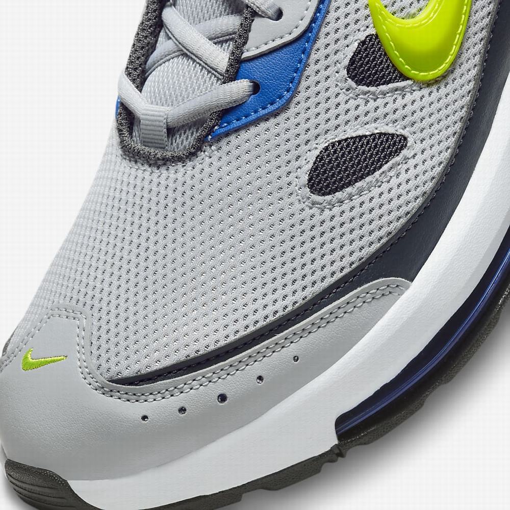 Nike Air Max AP Férfi Utcai Cipő Szürke Kék Sötétszürke Citrom | NI7521-A64