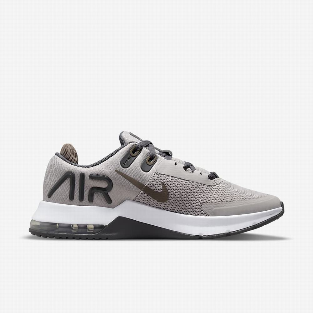 Nike Air Max Alpha Trainer 4 Férfi Edzőcipő Világos Szürke Szürke Olivazöld Szürke | NI4573-W35