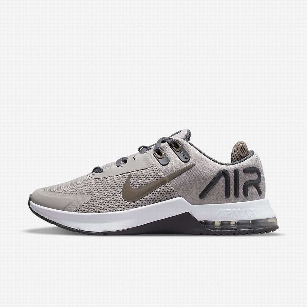 Nike Air Max Alpha Trainer 4 Férfi Edzőcipő Világos Szürke Szürke Olivazöld Szürke | NI4573-W35