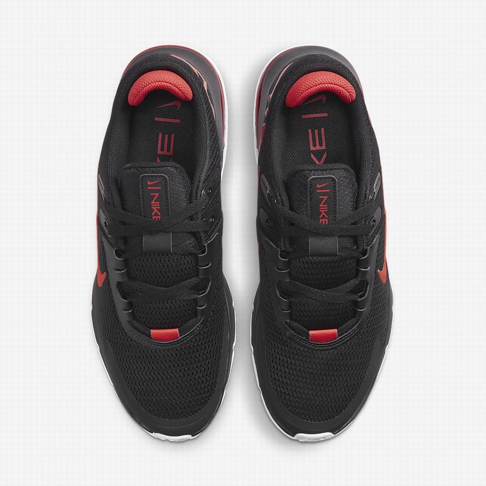 Nike Air Max Alpha Trainer 4 Férfi Edzőcipő Fekete Fehér Piros | NI5137-R93