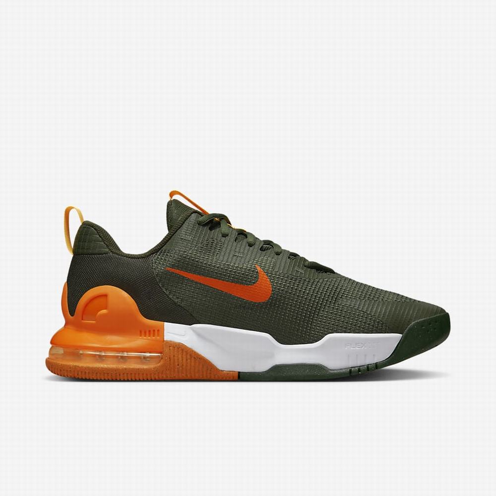 Nike Air Max Alpha Trainer 5 Férfi Edzőcipő Khaki Krém Narancssárga | NI6195-H57