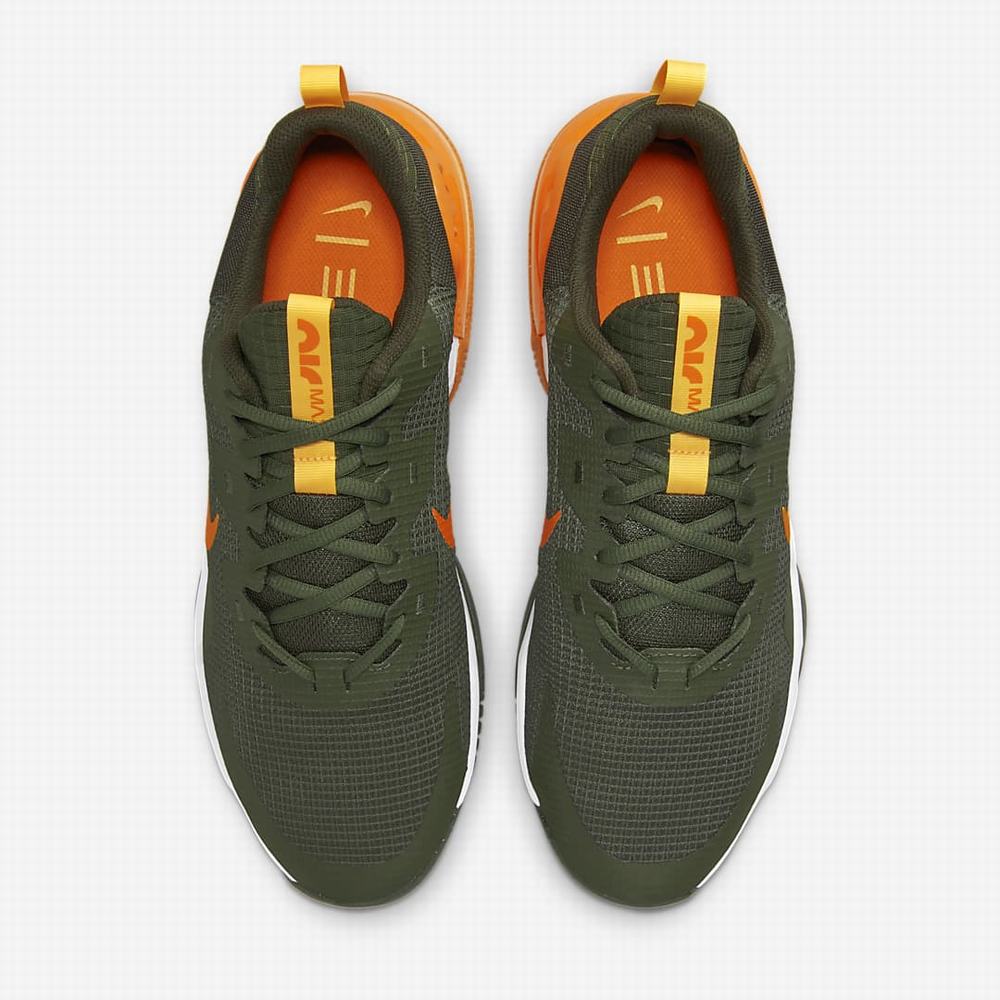 Nike Air Max Alpha Trainer 5 Férfi Edzőcipő Khaki Krém Narancssárga | NI6195-H57
