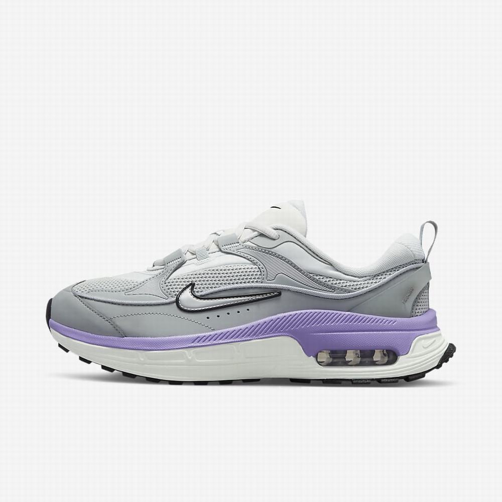 Nike Air Max Bliss Női Utcai Cipő Szürke Fekete Metal Titán | NI6584-X50