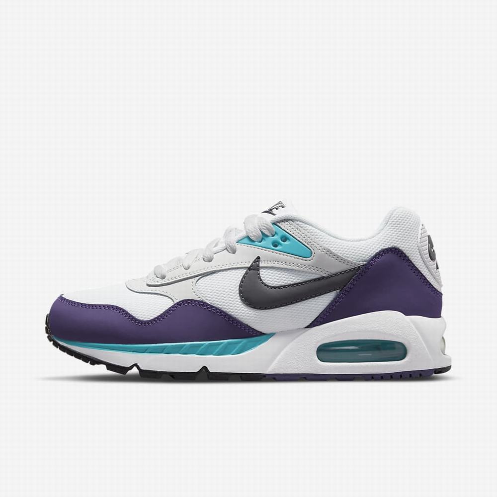 Nike Air Max Correlate Női Utcai Cipő Fehér Lila Türkiz Kék Sötétszürke | NI1942-J82