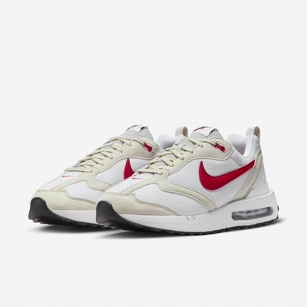 Nike Air Max Dawn Férfi Utcai Cipő Fehér Fekete Piros | NI5078-H37