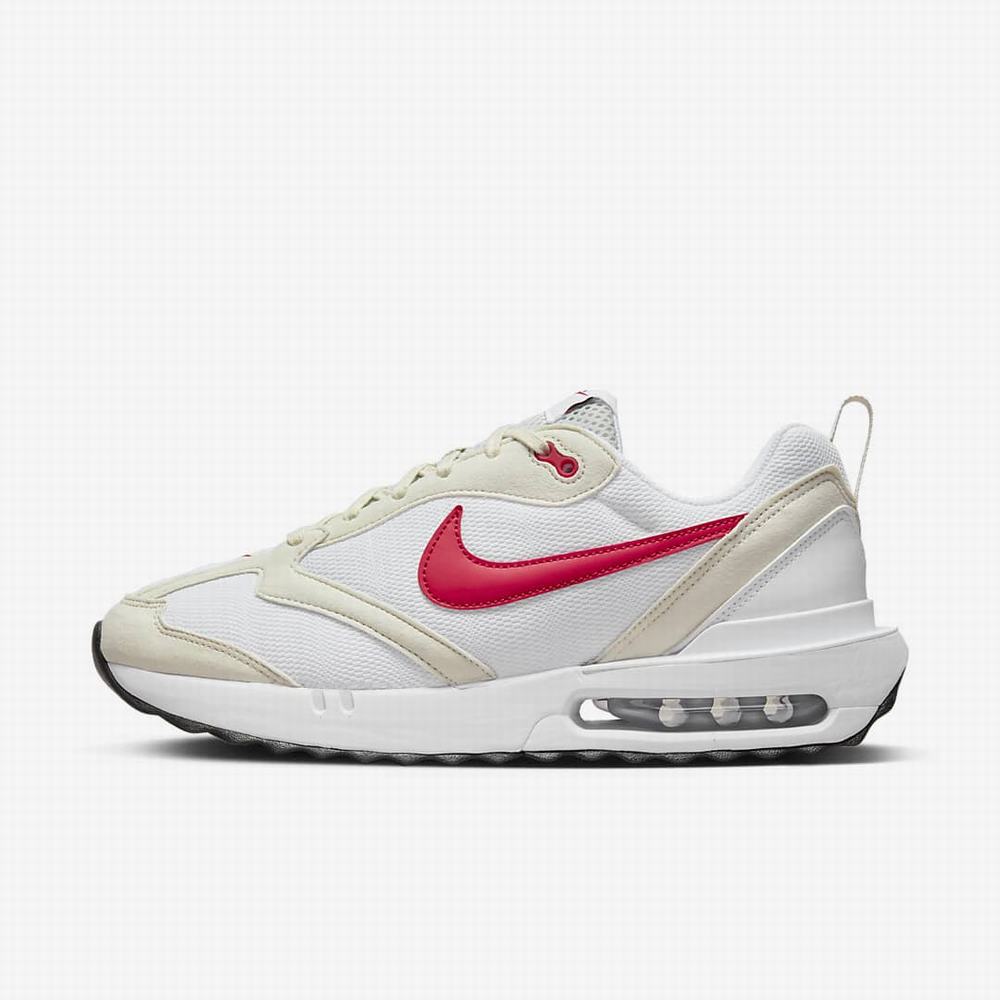 Nike Air Max Dawn Férfi Utcai Cipő Fehér Fekete Piros | NI5078-H37