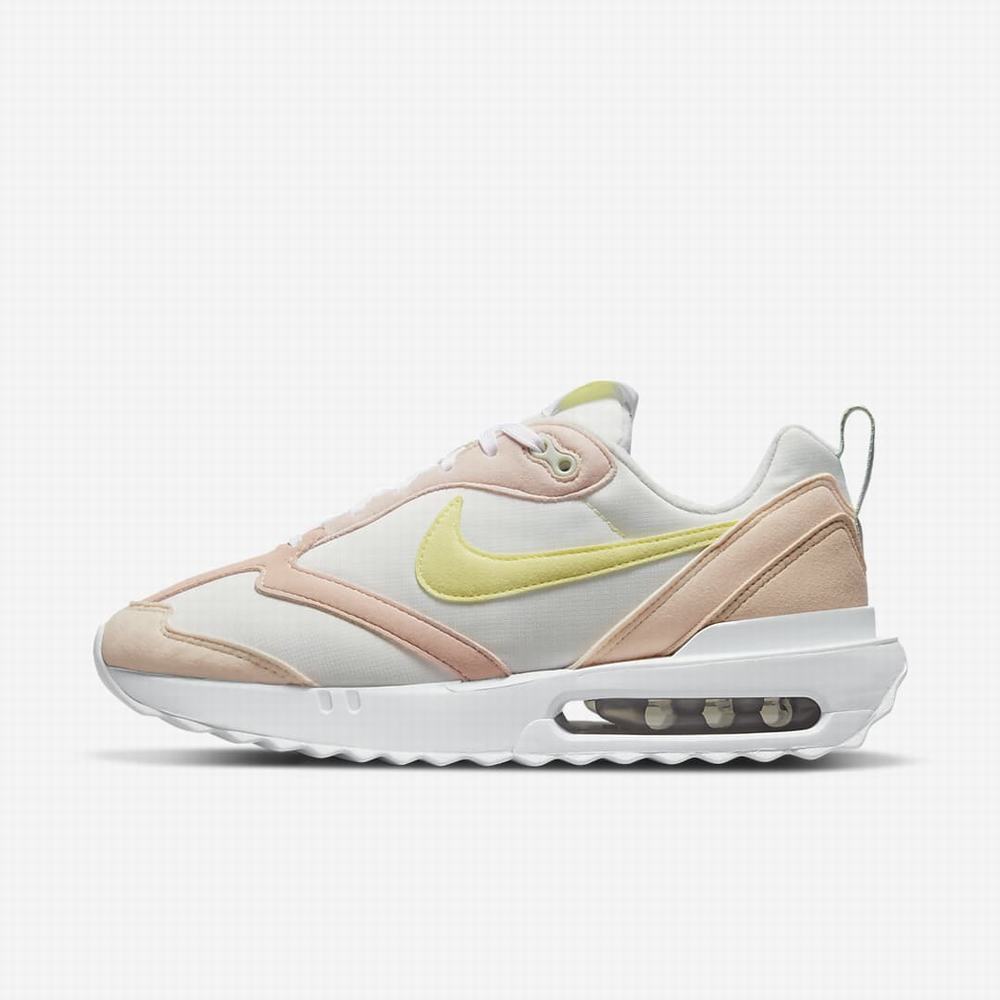 Nike Air Max Dawn Női Utcai Cipő Bézs Rózsaszín Fehér | NI8549-K43